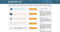 Desktop Screenshot of kostnet.cz