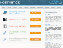 Tablet Screenshot of kostnet.cz